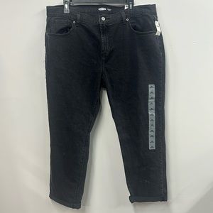 Old Navy Women's Boyfriend Jeans - Dark Black